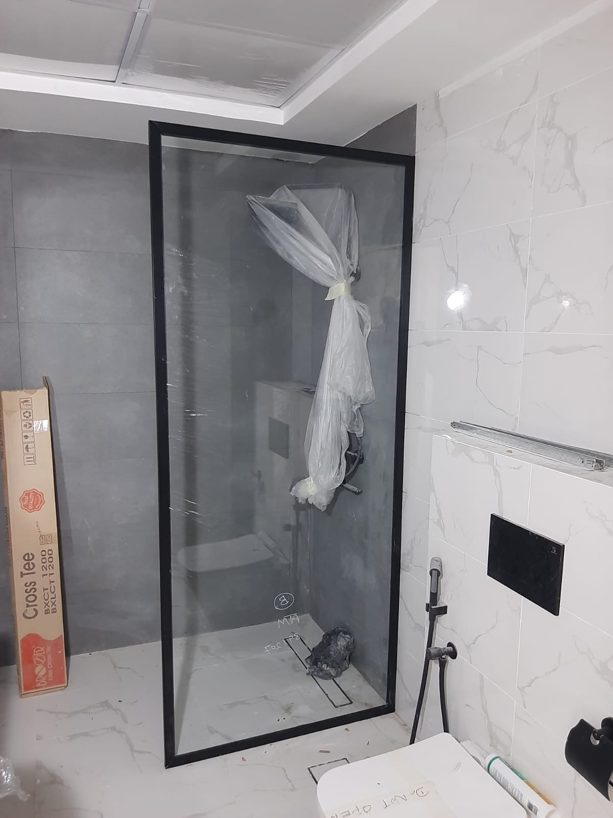 Residential Bathroom Renovation - After / Finished Shower